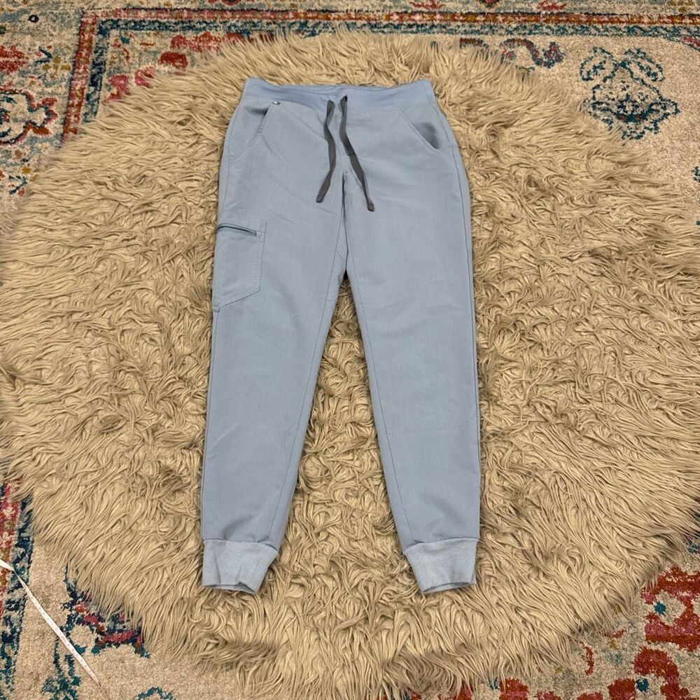 Figs dusty blue scrubs pants size XS